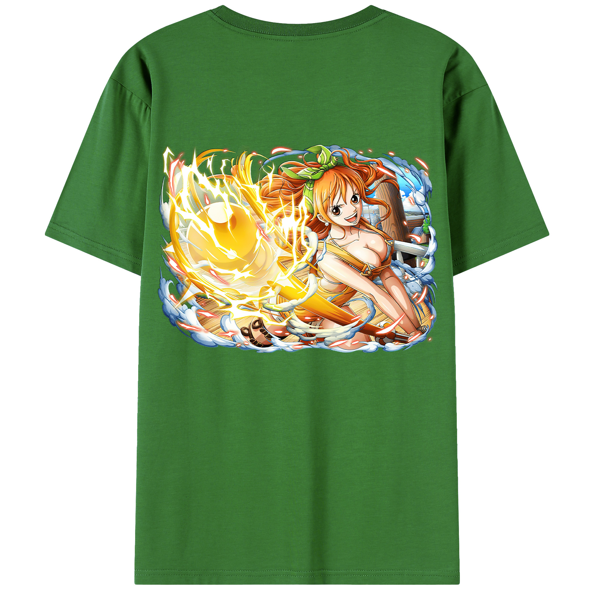 （画像用） ワンピース ナミ ONE PIECE Nami レディース半袖Tシャツ(バックプリント)
